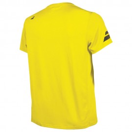 Футболка детская Babolat Core Flag Club (Yellow) для большого тенниса